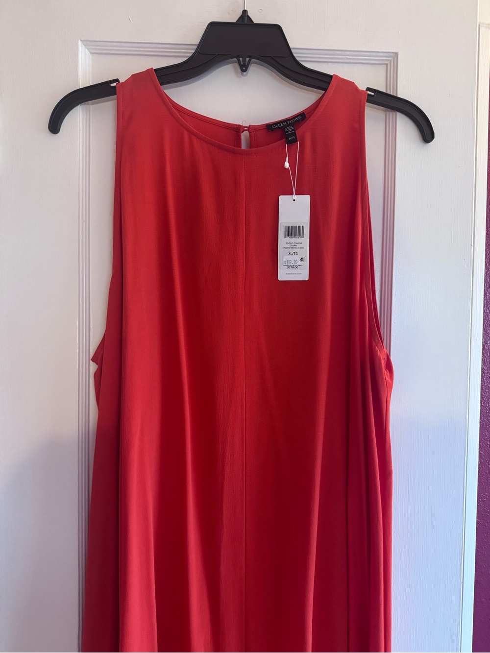 NWT Tencil & Viscose Crepe Front Slit Maxi by Eileen Fisher